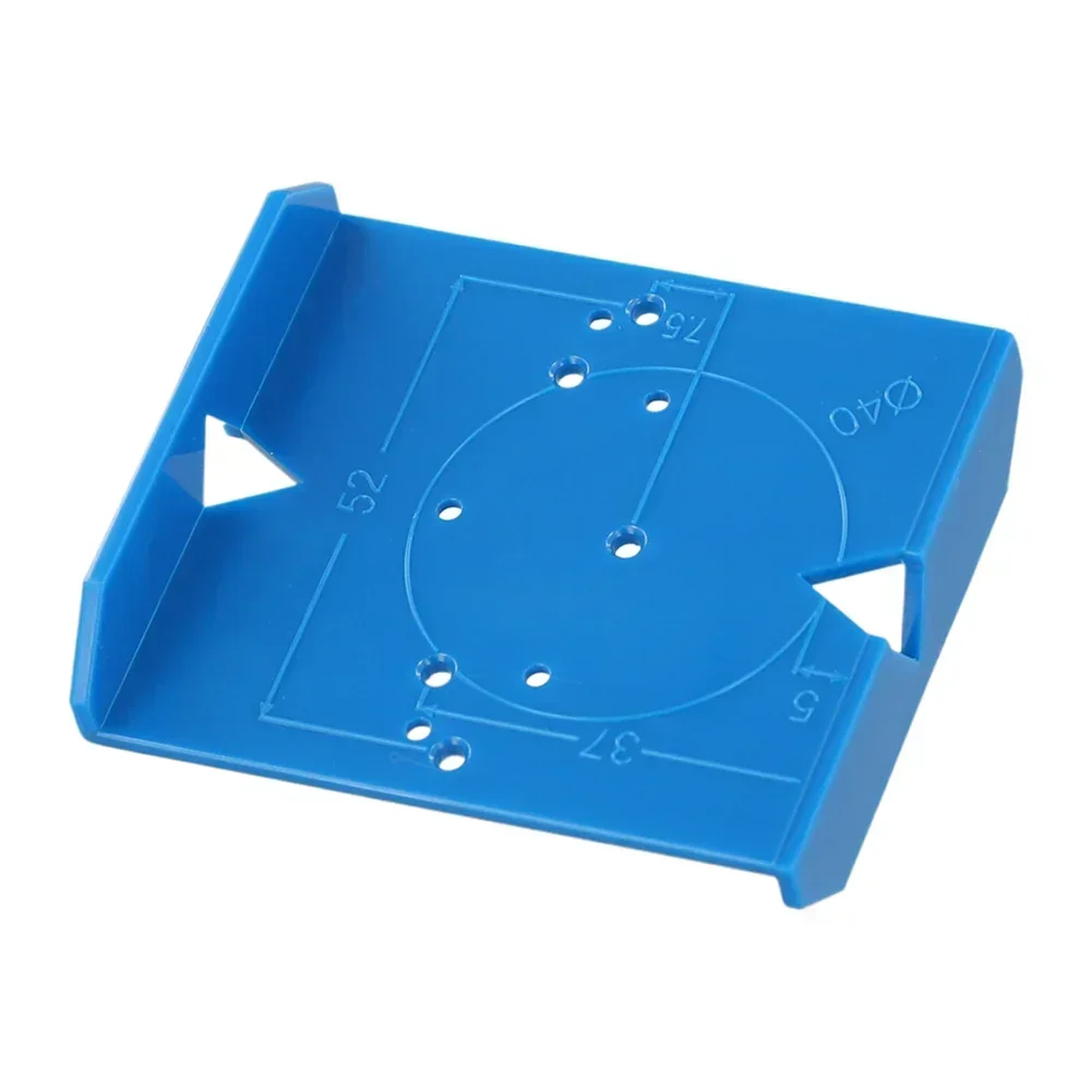 Carpentry Projects Cabinets Hinges Locator ABS Hinge Jig Hinge Opening Positioning Ruler Light And Portable ABS Plastic Material