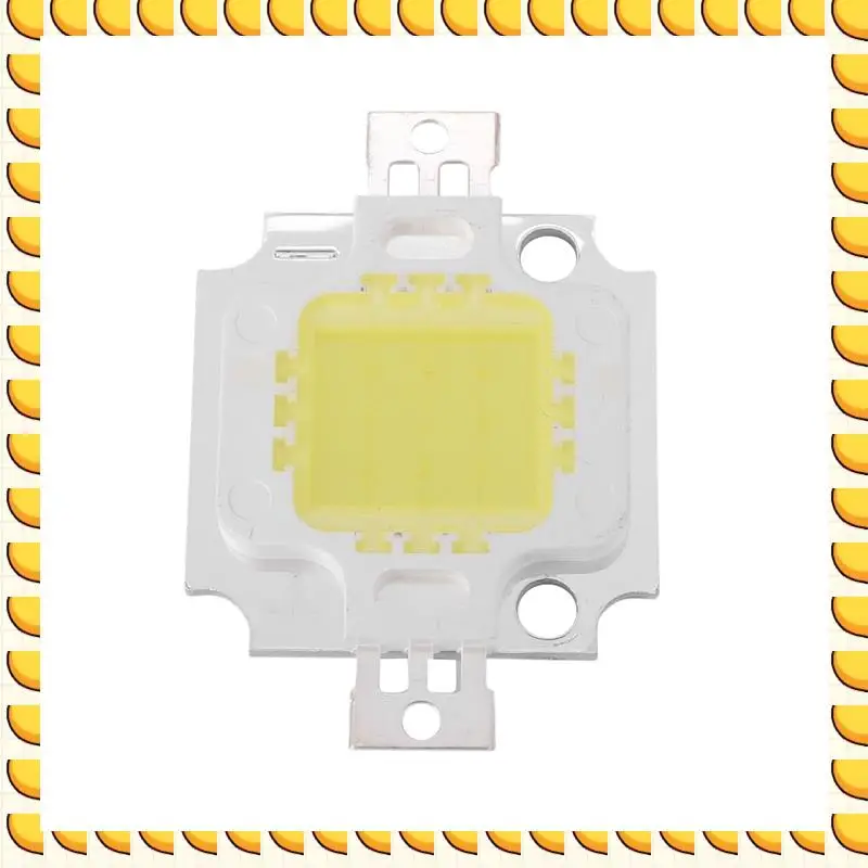 

BAAU 200PCS 10W LED Pure White High Power 1100LM LED Lamp SMD Chip Light Bulb DC 9-12V