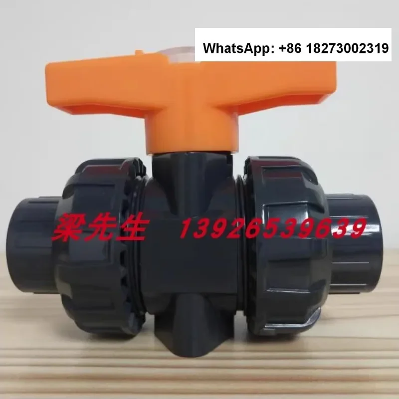 SANKING UPVC Double Union Ball Valve PVC Union Ball Valve Plastic Double Union Ball Valve EPDM