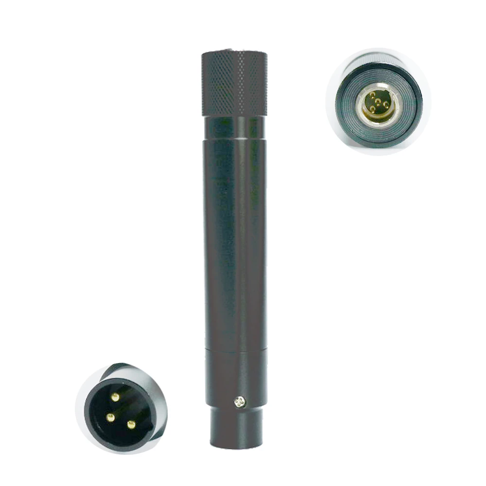 PK200 Mini 4Pin TA4F To XLR AA Battery 1.5V Converter Adapter For   Headset Lapel Microphone To Mixer