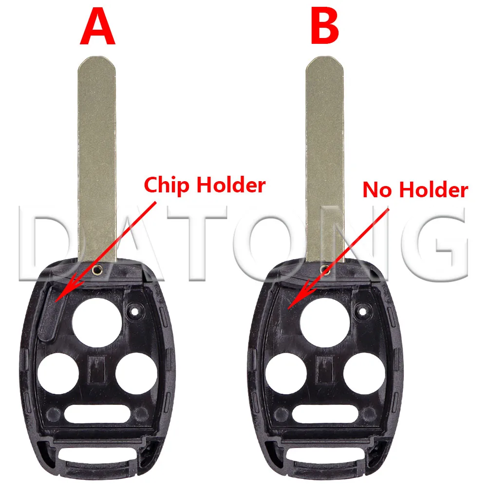 Datong World Replacement Car Remote Key Shell Case For Honda Accord Civic CR-V Pilot Fit Jazz Freed HRV 2003-2013