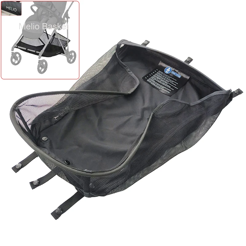 Buggy Basket For Cybex Melio2/3/Carbon Series Pushchair Storage Bag Stroller Diaper Bag Shopping Basket Baby Cart Travel Bag