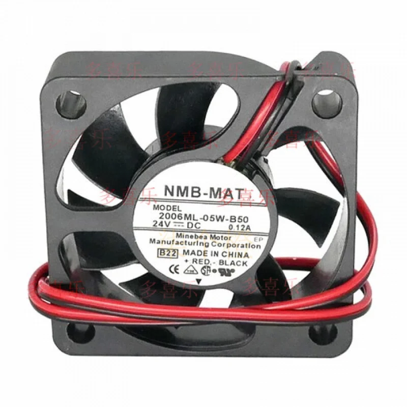 

QQ Высококачественный охлаждающий вентилятор 2006ML-05W-B50 24 В 0,12 А 50*50*15 мм