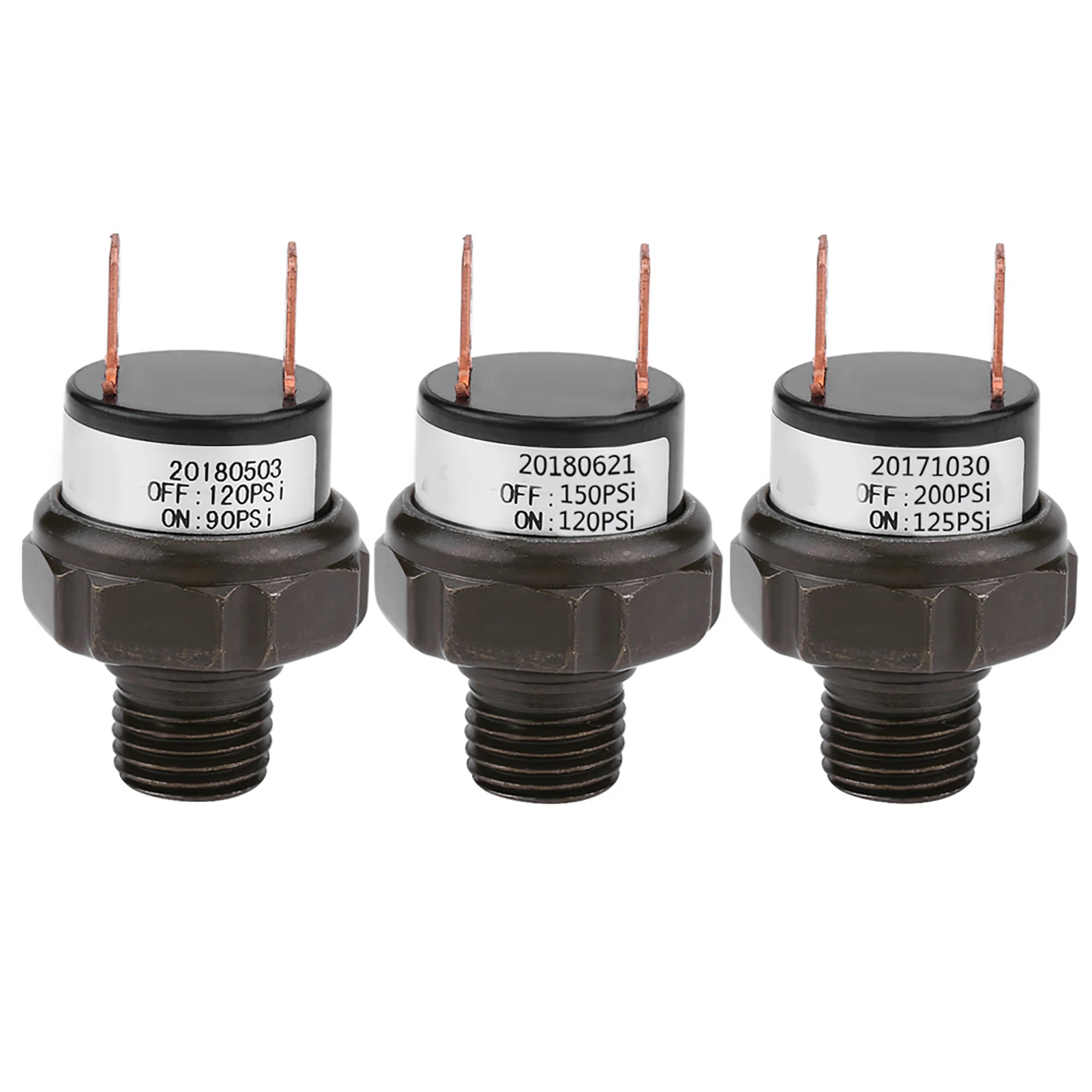 مفتاح ضاغط الهواء الأوتوماتيكي للسيارة العالمي 12 فولت، مفتاح التحكم في ضغط الهواء #5