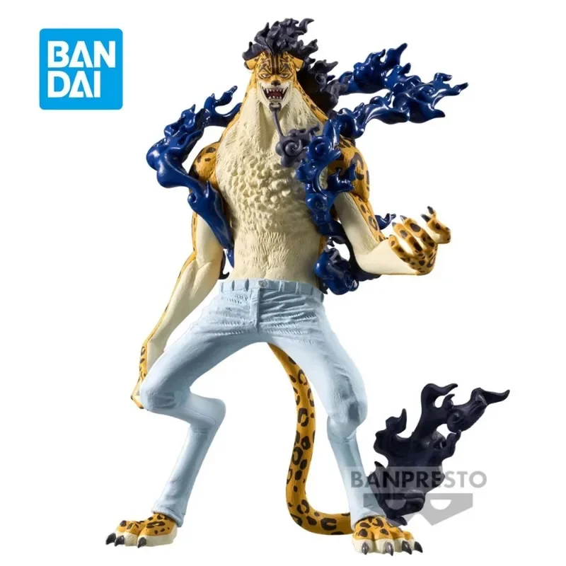 Original Bandai King of Artist One Piece Rob Lucci Awakening Ver. Figura de acción genuina de 19Cm, modelo de Pvc, juguetes coleccionables