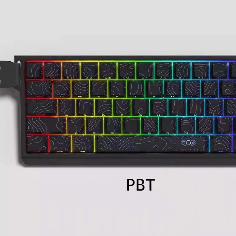 Side Gravura Backlit Keycaps para teclado mecânico, Wooting Cherry Profile, PBT, MX Switch, compatível com 68, 87, 104 chaves