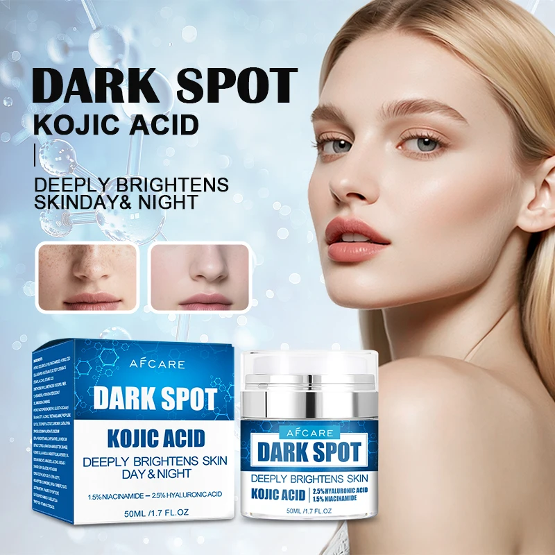 

Dark Spots Remove Kojic Acid Cream Face Nicotinamide Effective Whiten Anti-pigmentation Improve Dullness Skin Care Cream 50ML