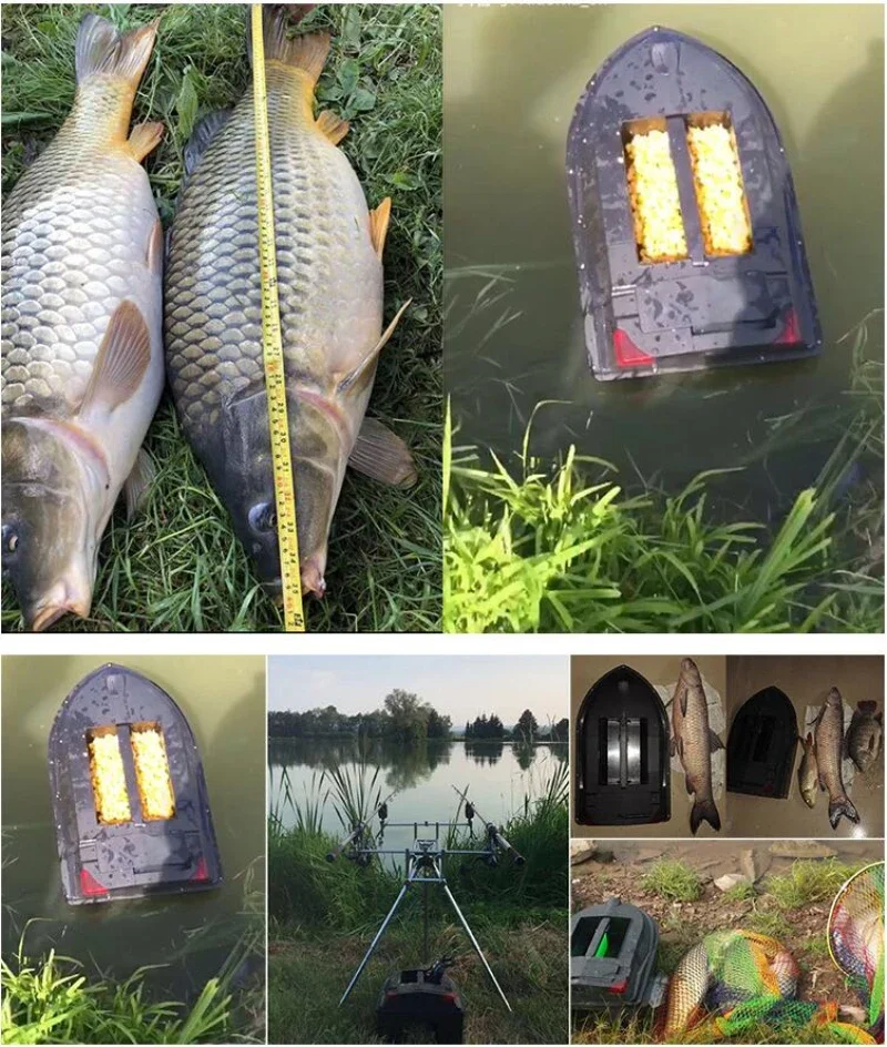 GPS Auto Cruise RC Bait Boat 380E Navigazione GPS Dual Body Telecomando RC Barca da pesca nidificante intelligente con 12 punti di nidificazione