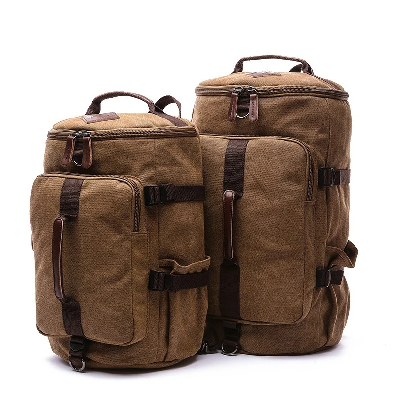 

Nesitu Canvas Coffee Blue Green Khaki Grey Large Capacity 14'' Laptop A4 Men Women Backpack Travel Shoulder Bag M6051