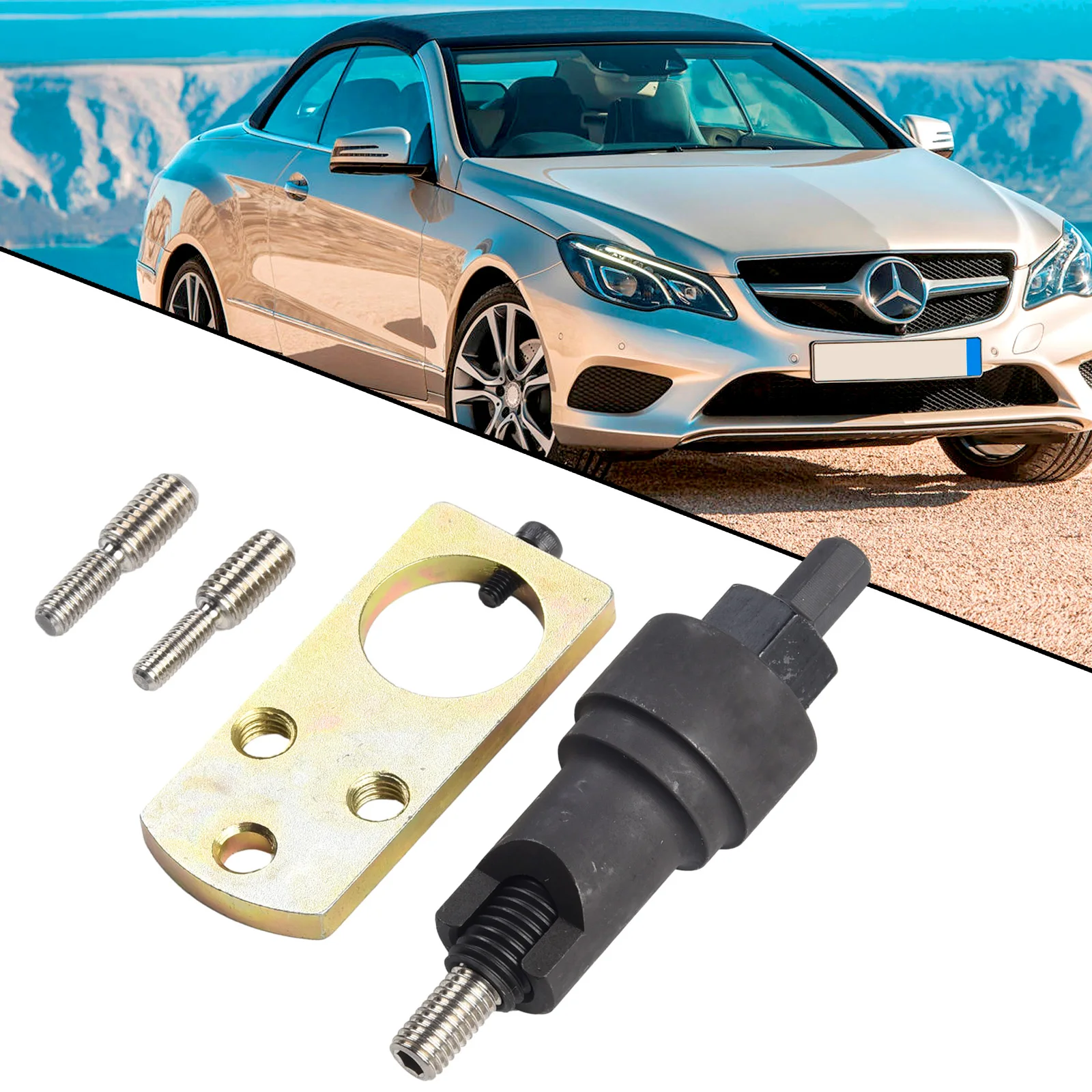 Ferramenta Extratora de Pinos de Guia de Corrente Automotiva F/H para Modelos BENZ M102, M110, M115, M116, M117, M130, OM601, OM602, para BMW