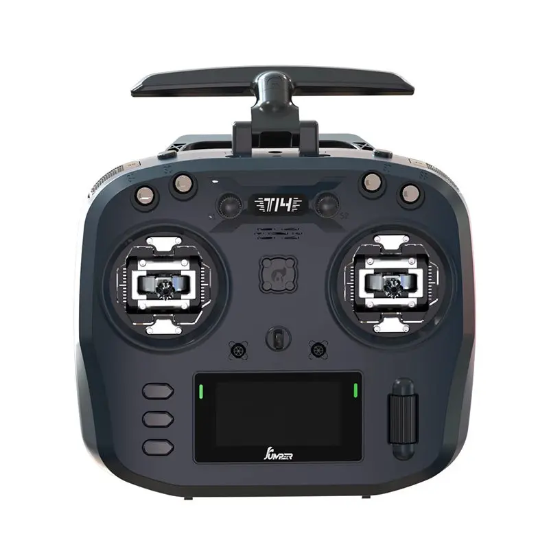 Jumper T14 Remote control model aircraft crossing machine ELRS open source 1W high-power Hall remote pole FPV RC