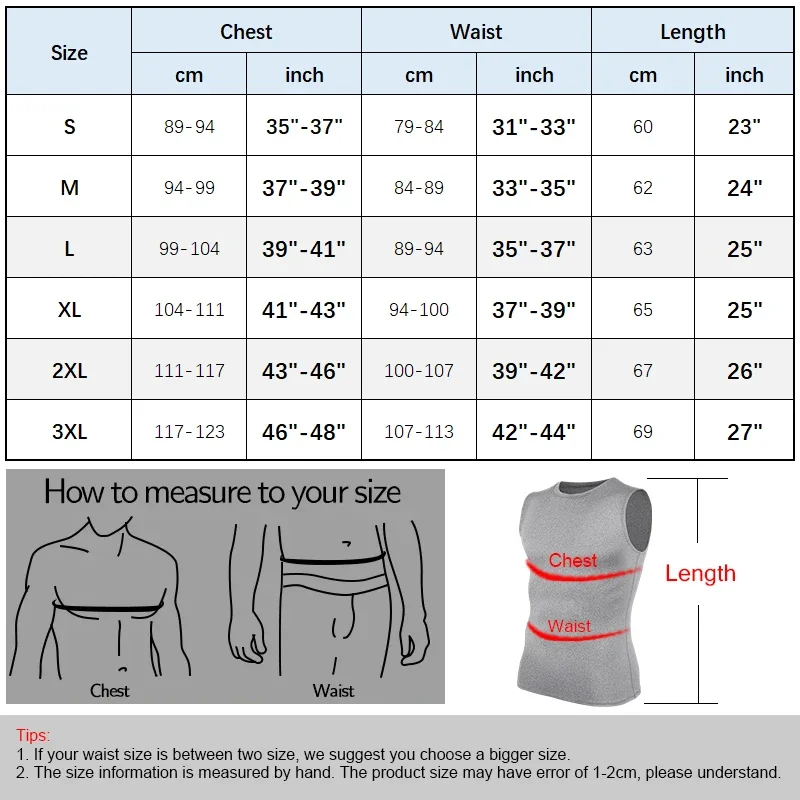 Men Body Shaper Vest Compression Shirts Slimming Tummy Control Tight Tank Tops Shapewear Workout Abs Abdomen Chest Undershirt