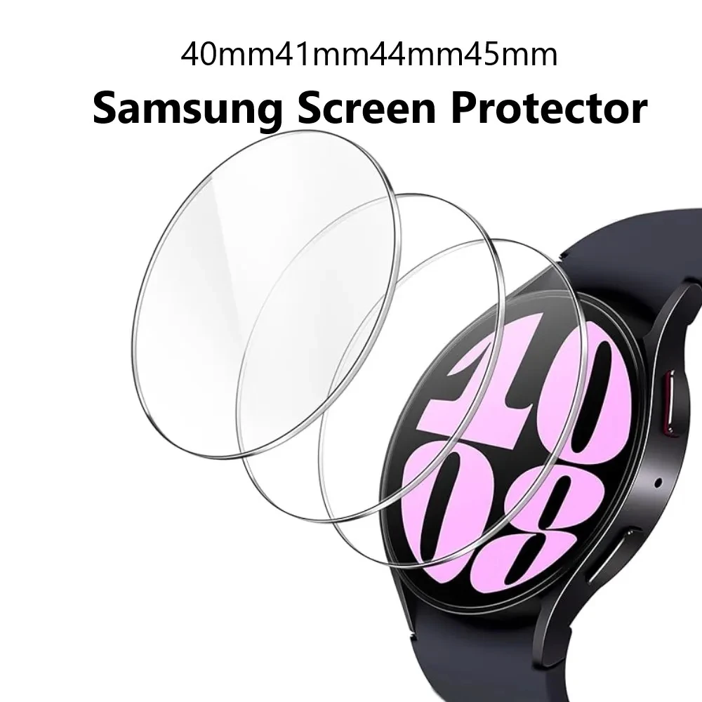 Tempered Glass for Samsung Galaxy Watch 4/5/6 40mm 44mm Screen Protector Anti-Scratch for Watch 4/6 Classic 42mm 46mm 43mm 47mm