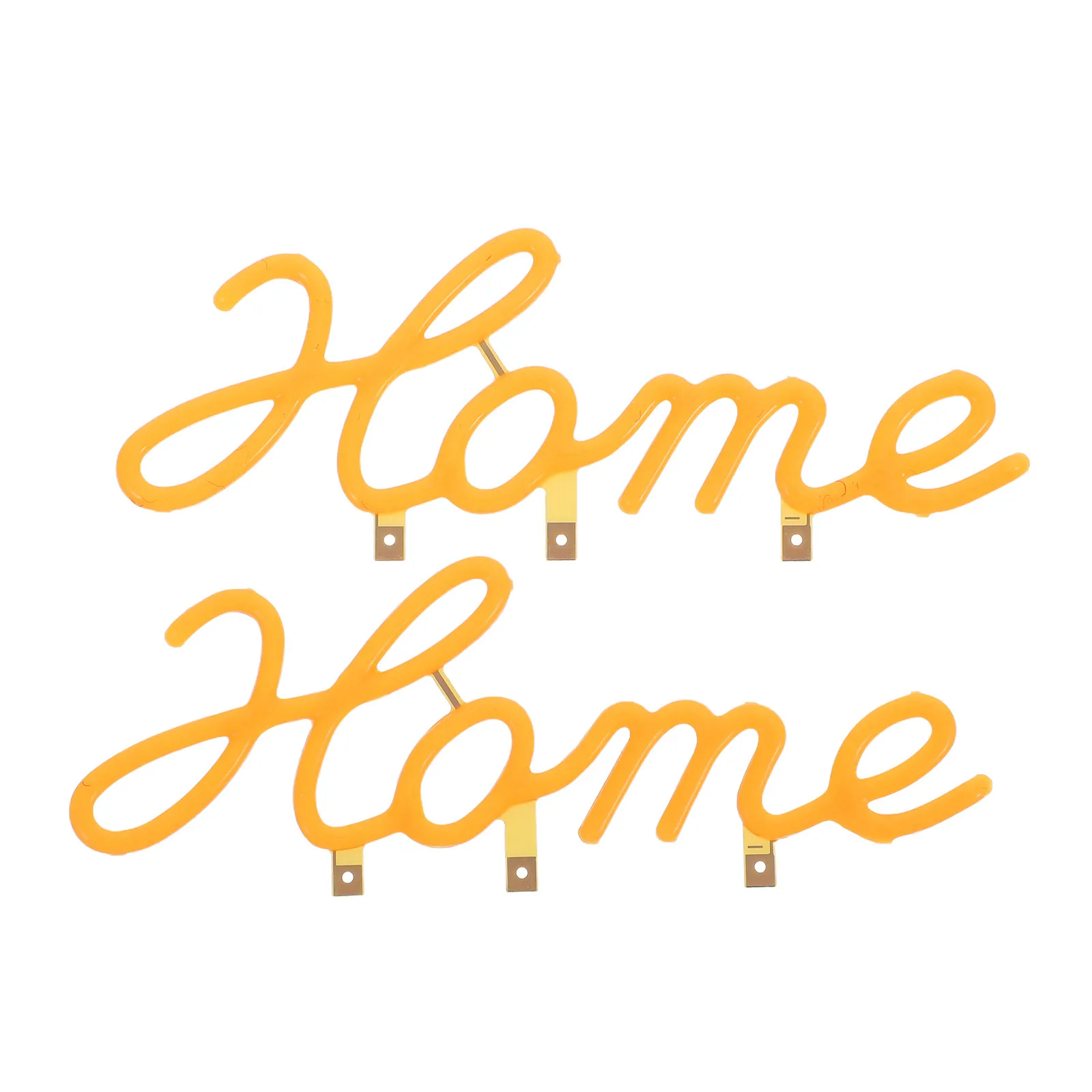 2Pcs Creative Letter Home Light Bulbs LED Filament 3V Vintage Edison Decorative Warm Yellow Lighting Components for Bedroom