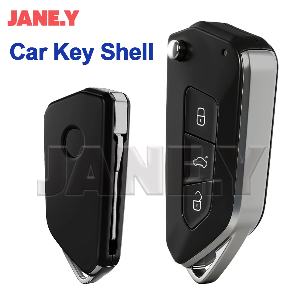 

Modified Replacement Remote Key Fob Cover Housing 202AD for VW Polo Tiguan Jetta Golf For Skoda For Seat Smart Flip Key Shell