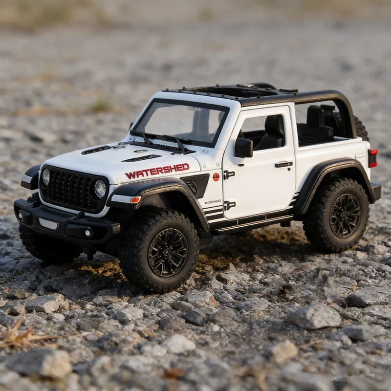 

1:24 Jeeps Wrangler Rubicon SUV Alloy Car Model Simulation Diecasts Metal Off-road Vehicles Car Model Sound Light Kids Toys Gift