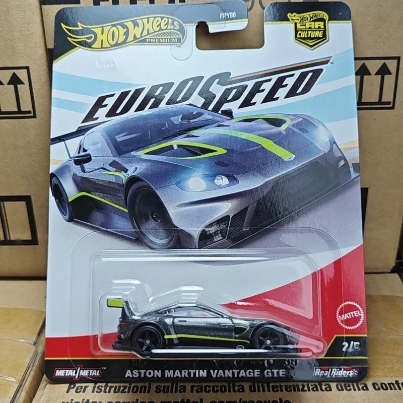 Echt Hot Wheels FPY86 Auto Model Auto Cultuur Ferrari Bugatti Aston Martin Eurospeed Set 1/64 Gegoten Model Collectible speelgoed