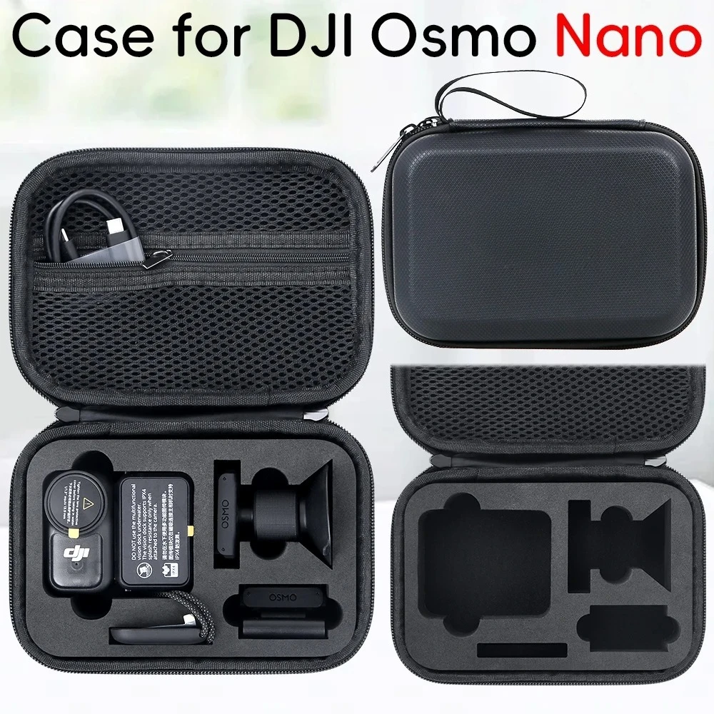 Storage Case for DJI Osmo Nano Single Wearable Camera Hard Shell Storage Bag Universal Portable Set for DJI Osmo Nano Accessory