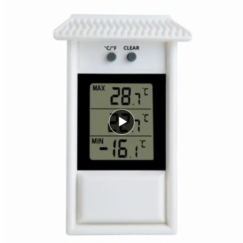 Digital Thermometer Home Indoor Outdoor Temperature Monitor -20~50℃ Maximum And Minimum Thermometer For Garden Greenhouse