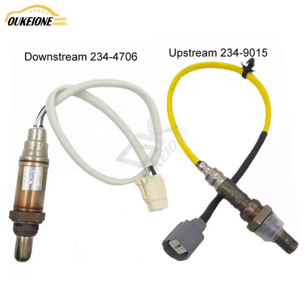 2Pcs Oxygen Sensor for Subaru Forester Impreza Outback 2.5L 2003 2004 Baja 2.5L 2003 2004 2005 2006 Front Rear 234-9015 234-4706