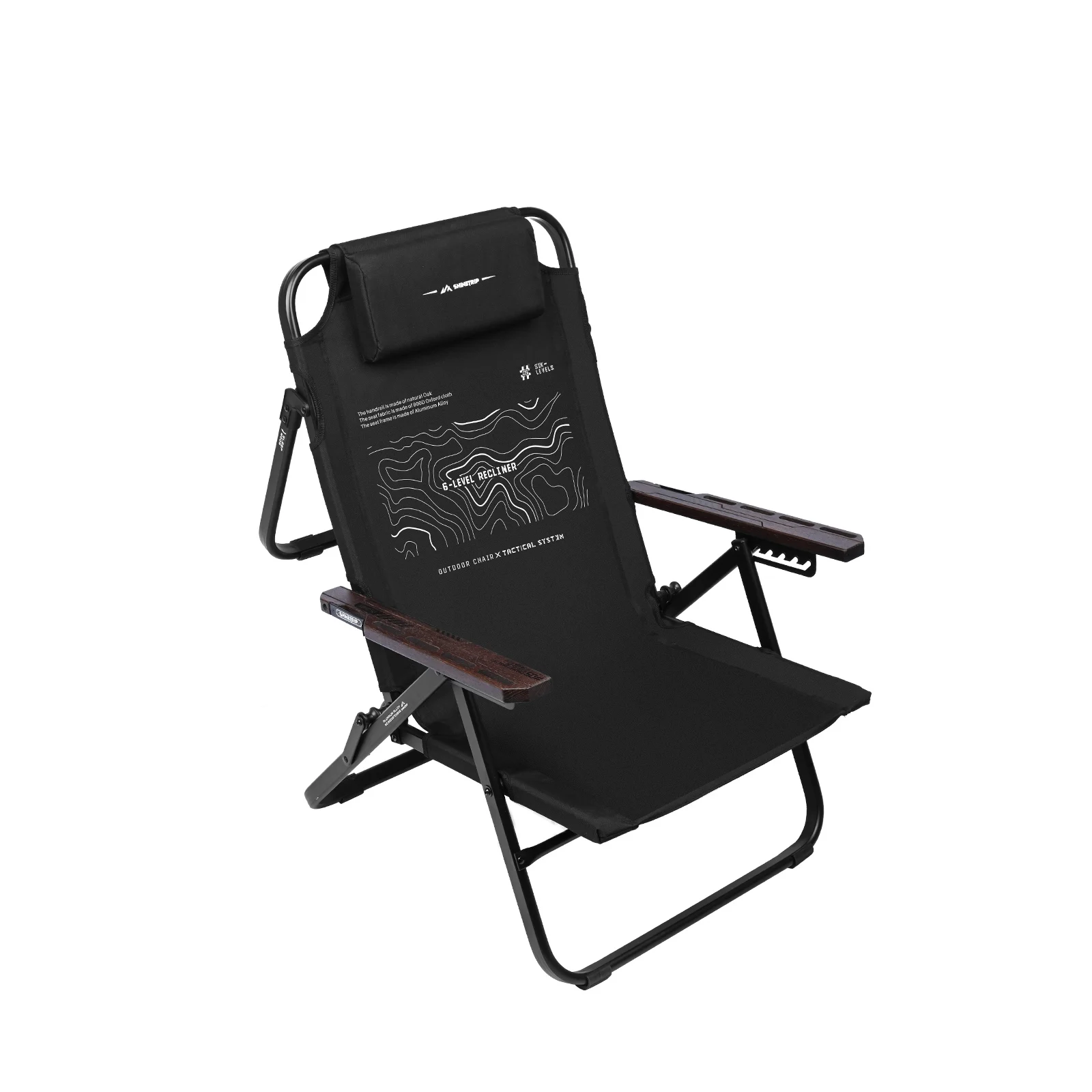 Shinetrip 05 Series Outdoor Folding Chairs, Camping Lounge Chairs, Fishing Beach Chairs With Six Adjustable Settings