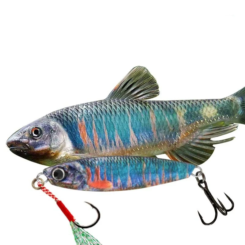 Fishing Lure Jigs Drift Down Live Fish Painting Jigbait Artificial Lures 7-40g 3D Print Hard Baits Wobble 1 Piece SALE