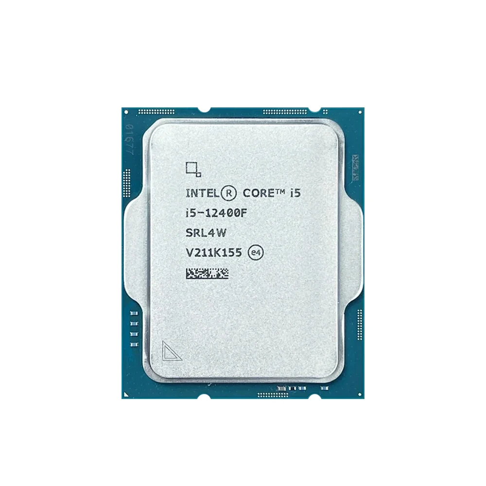 معالج Intel Core i5 12400F 6-Core(6-P-core) 12-Thread 2.5 جيجا هرتز CPU 65 وات 7NM L3=18M LGA 1700 بدون مروحة