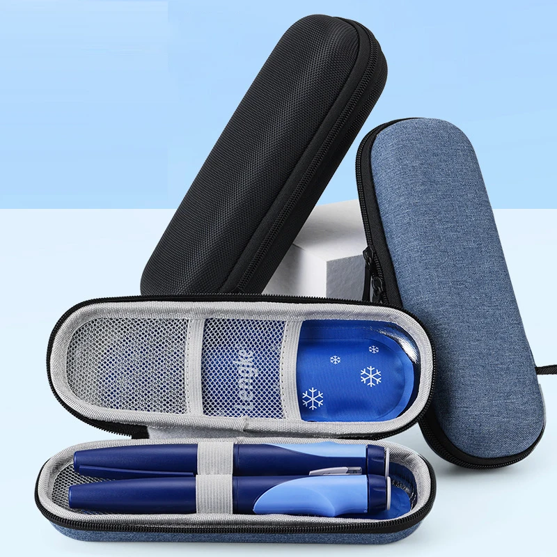 Portable Insulin Cooling Bag without Gel Diabetic Pocket Pill Protector Waterproof Oxford Thermal Insulated Medicla Cooler