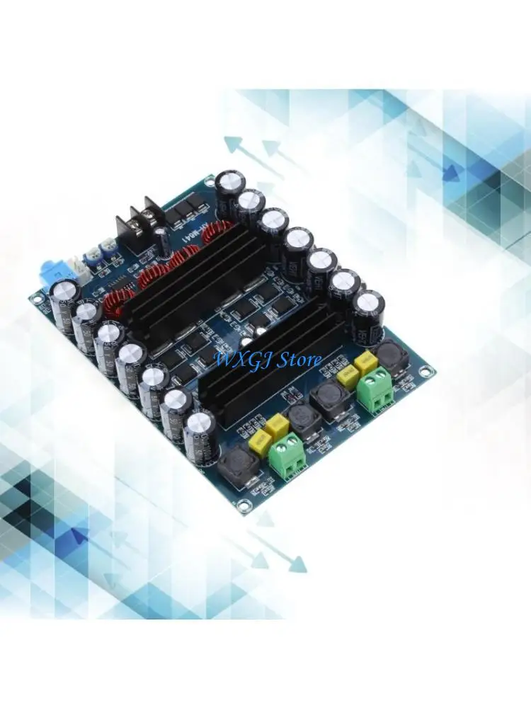 

37JE Compact 12V High Power 2 Channel Car Audios Amplifier Board Noise Reduction for Clear Stable Music Output XH-M641 150Wx2