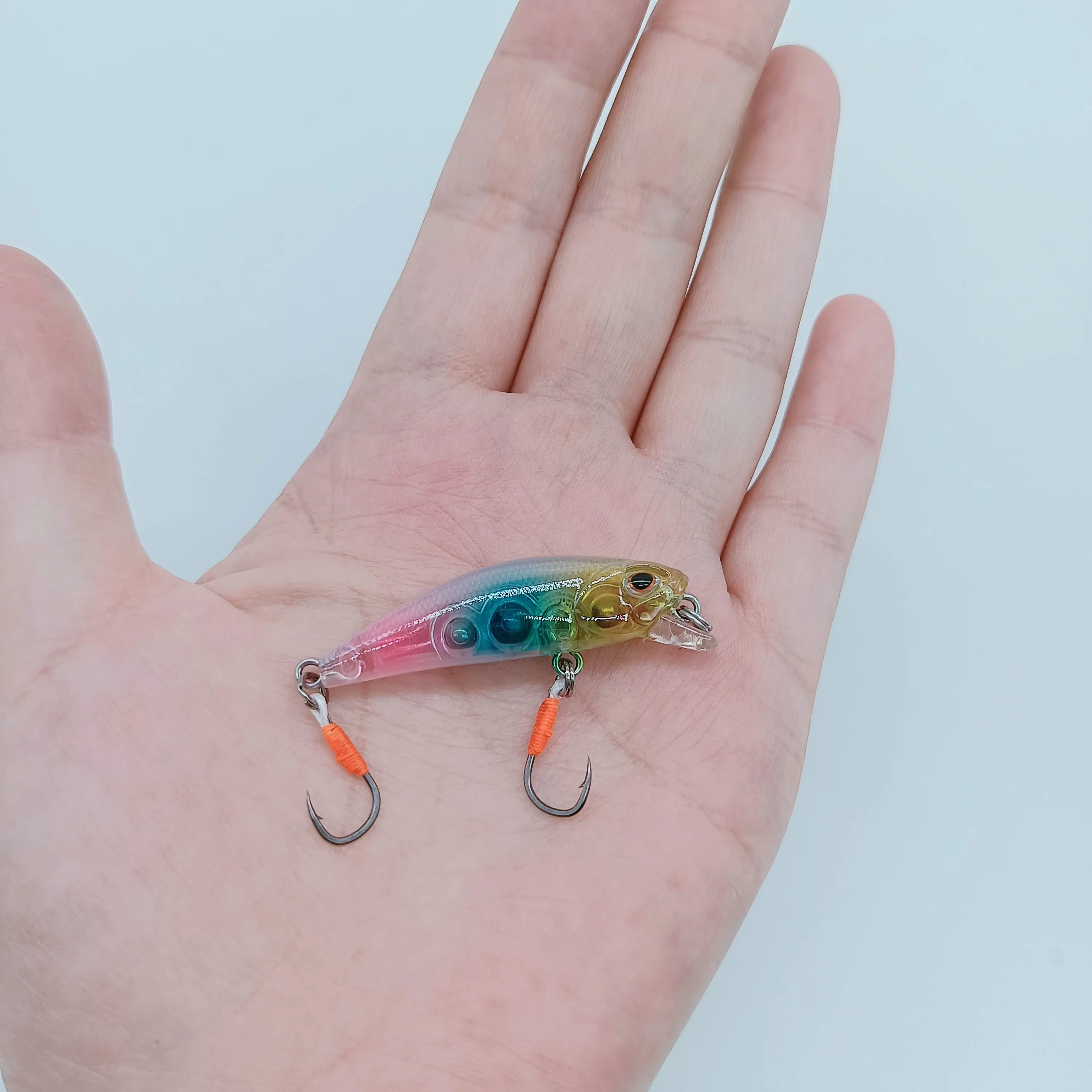 Duoduoyu 1pcs Mini sinkende Elritze Angel köder 3,5g/4,5 cm kleine Wobbler isca künstliche Swimbait Bass Angel gerät – Detail 4