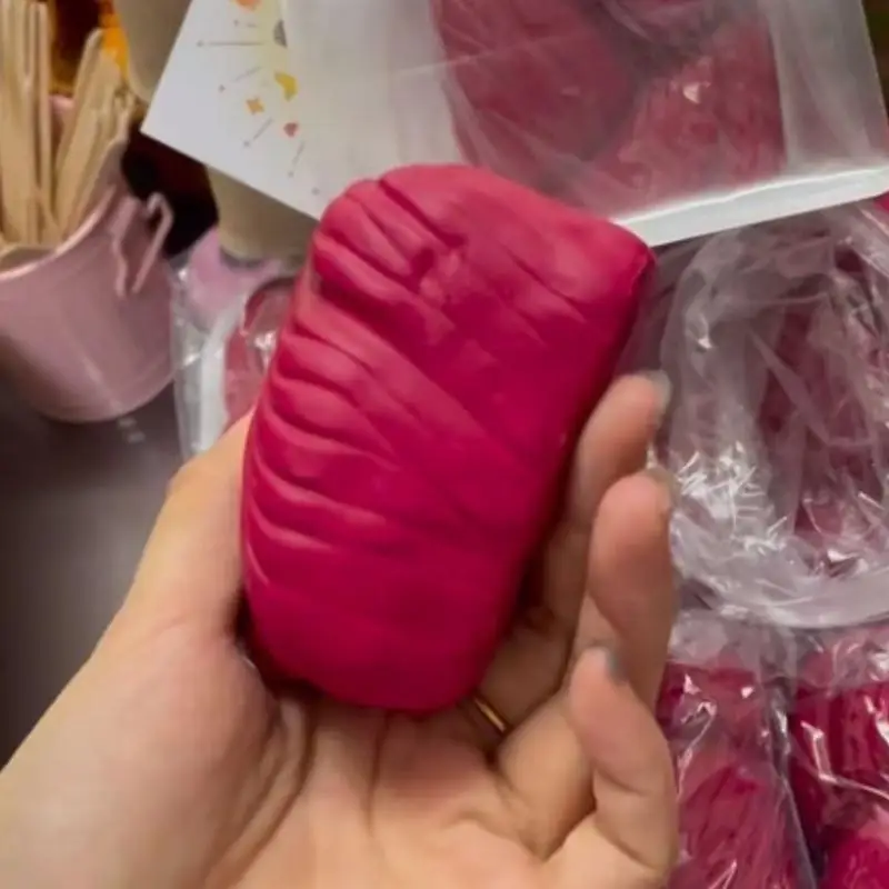 Simulated Hand-Torn Bread Portable Durable Squeezable Toy Soft Slow Rising For Stress Relief Kids Adults Home Daily Play
