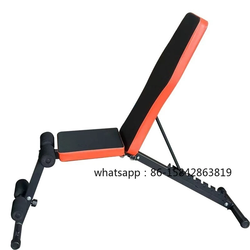 Foldable dumbbell Indoor bench push Small package dumbbell  Household fitness chair Adjustable weight stool