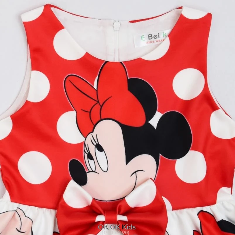 Cosplay Mickey Minnie Costume Girl Dress Girl Fancy Dresses for Halloween Princess Dress Christmas Clothing Spirng And Autumn