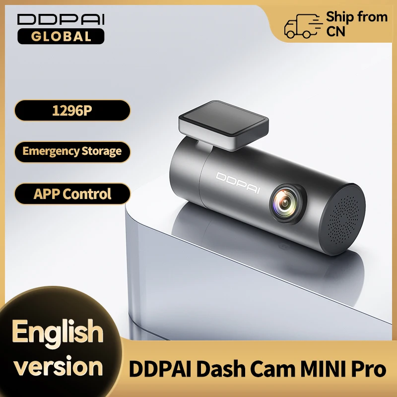 DDPAI WiFi Car DVR Mini Pro HD Night Vision 1296P Dash Cam Recorder