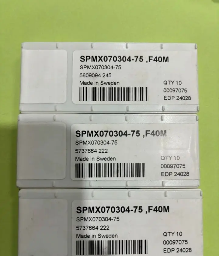 

Hard alloy cutting blades SPMX070304-75,F40M