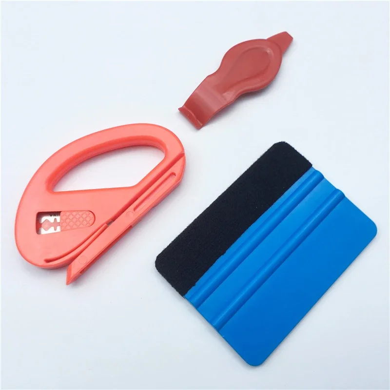 Car Wrap Tools Set Rubber Squeegee Scraper Sticker Window Film Tint Glass Film Application Vinyl Wrapping Tools Kit