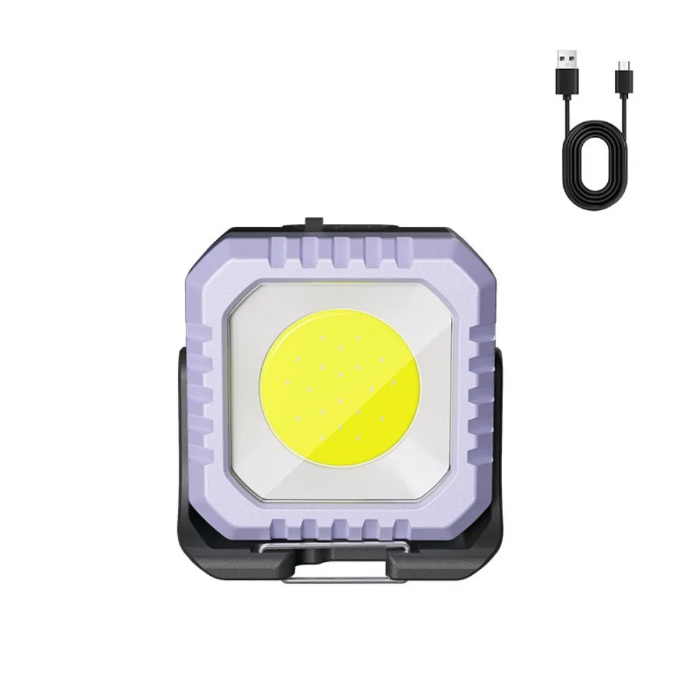 

With Hook Mini Keychain Flashlight Adjustable Bracket Battery Level Display Floodlight Super Bright 5 Lighting Modes