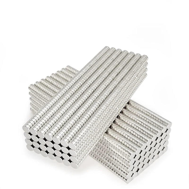 Super Strong Round Neodymium Magnet Powerful Magnets N35 Permanent Magnetic NdfeB Refrigerator Magnet 3x2 6x3 8x2 10x2 12x2