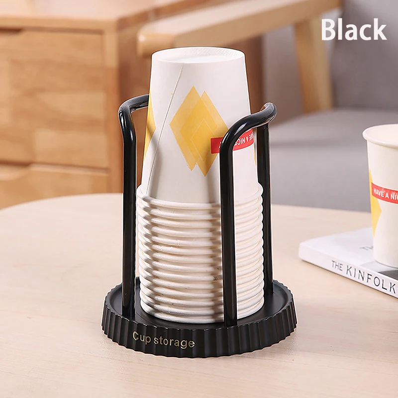 Punch Free Plastic Cup Storage Rack Mug Water Tea Cup Display Holder Home Counter Organizer