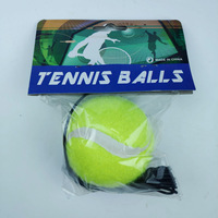 Tennis Trainer Tennis Ball Practice Single Self-Study Training Rebound Tool With Elasctic Rope