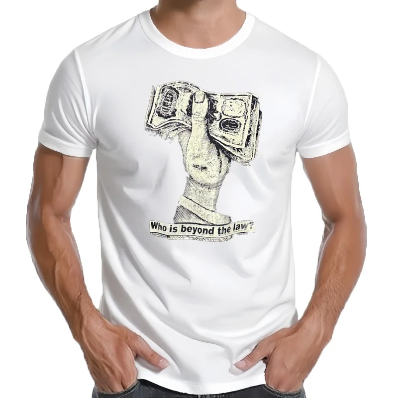 Yao888 Band Rock gráficos estampado Tops camiseta Casual ropa de calle suelta 100% algodón hombrropa moda c