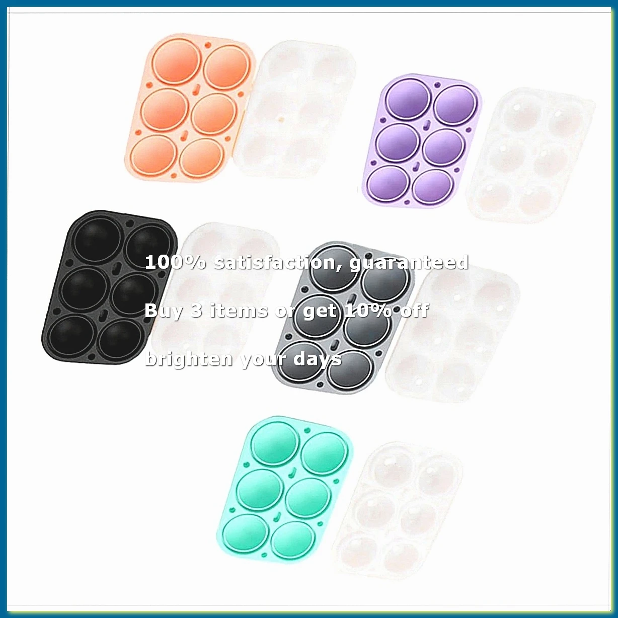 5PCS Egg Molds Silicone Egg Bite Molds Jello Egg Molds for Whole Egg Easter Egg Molds Silicone Jello Egg Molds