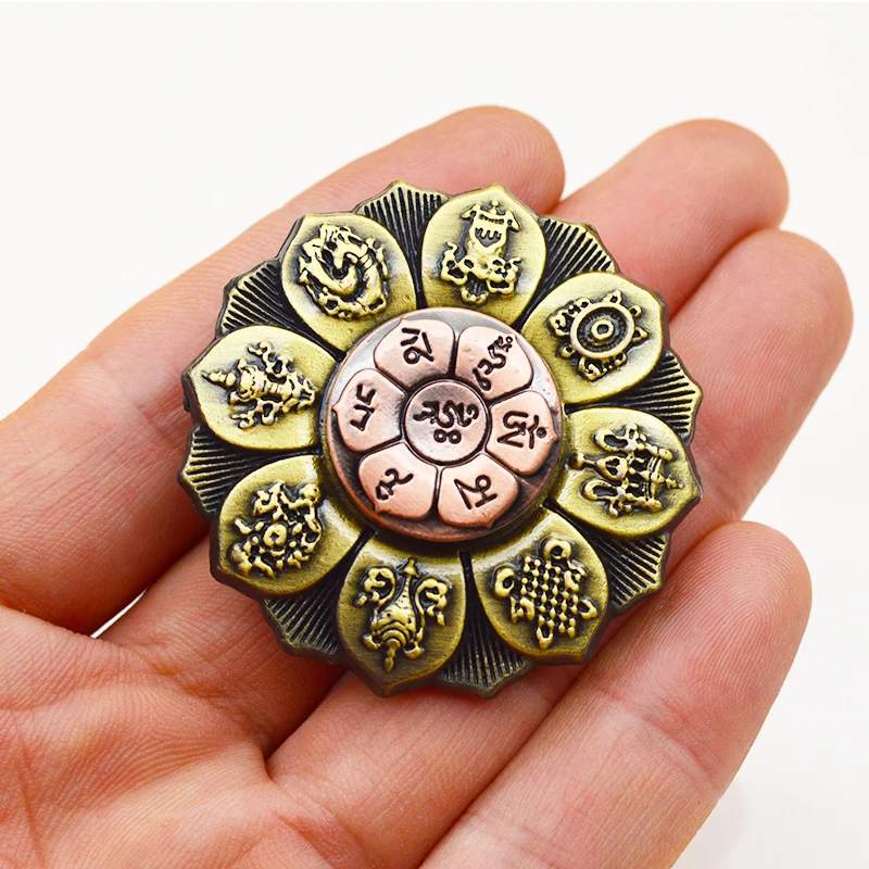 

Zen Buddha Fidget Spinner Metal Lotus Wheel Fingertip Gyro Decompression EDC Gadgets ADHD And Anxiety Toys Adults