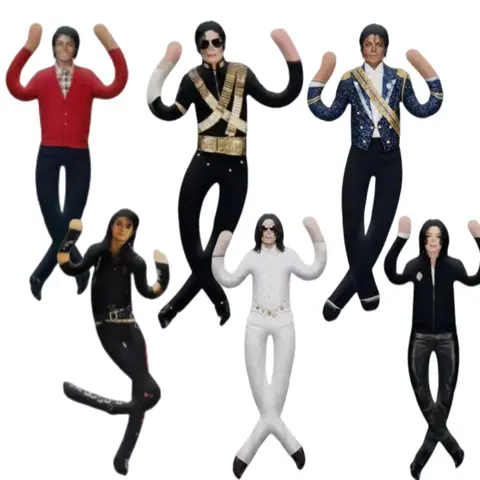 Michael Jackson Plush Stuffed Cosplay Doll, Abstract Movable Figure for Home Decor, Collectible Ornament & Creative Present for