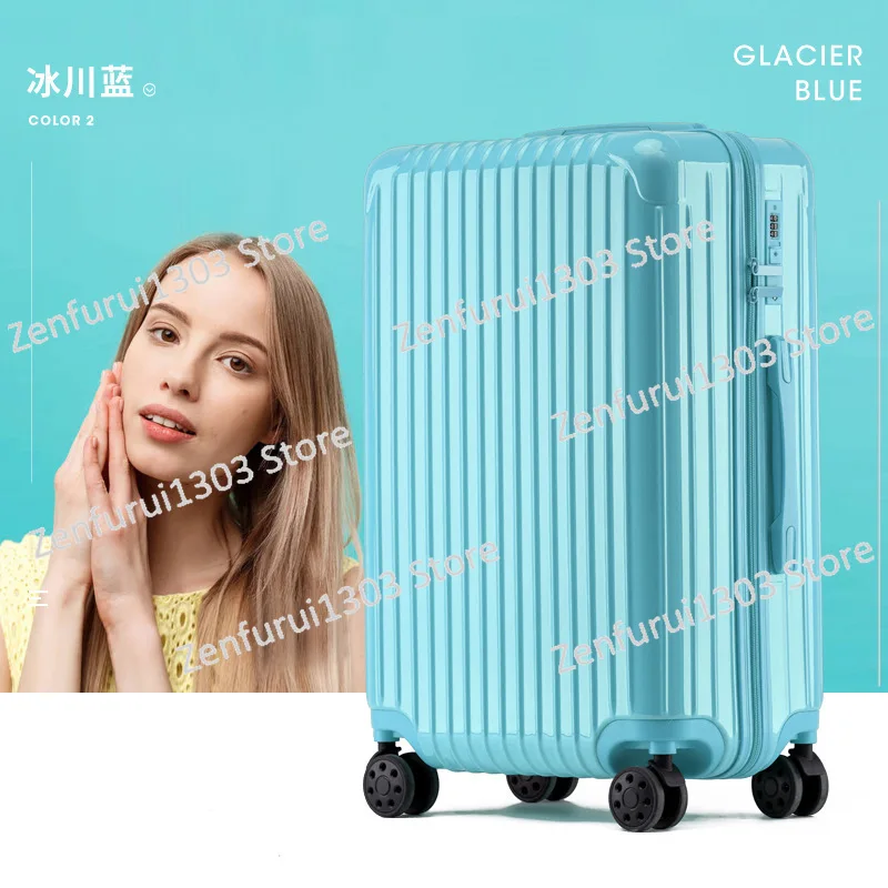 26 24 inch suitcase password case trolley case zipper Internet celebrity student small boarding case travel female and male