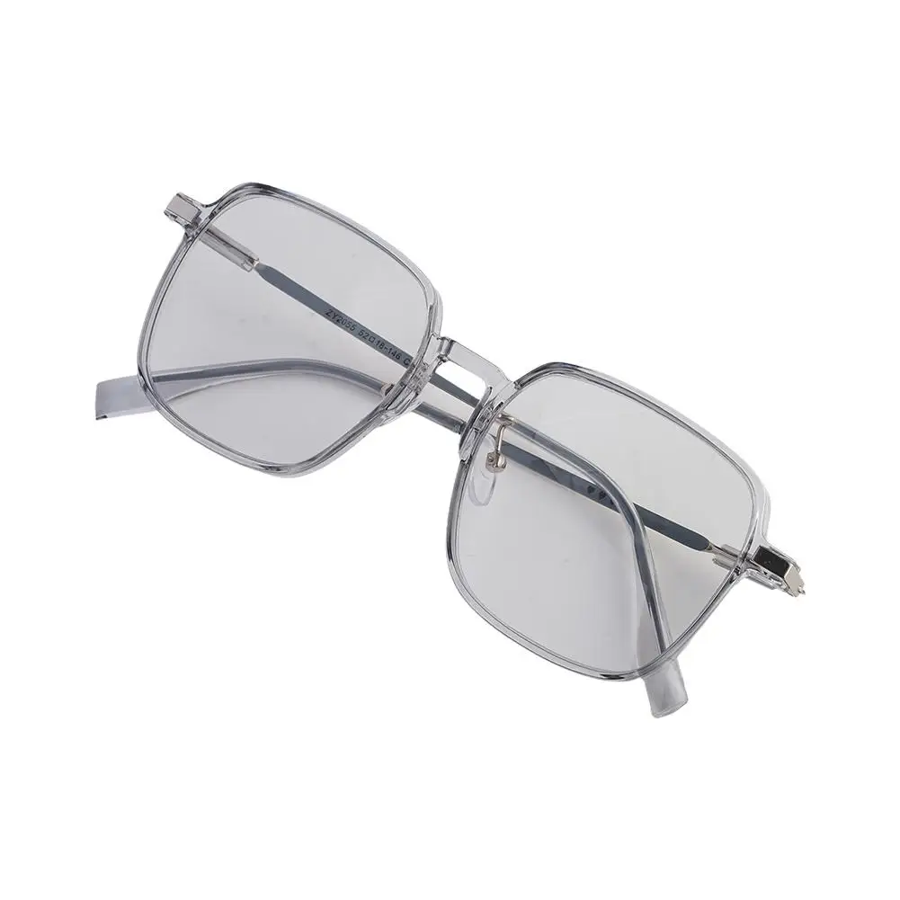 Meekleurende Glas Groot Frame Kleurverandering Bril Voor Vrouwen Licht Gevoel Kleurverandering Zonnebril Brilmontuur Met Geen Graden X4I0