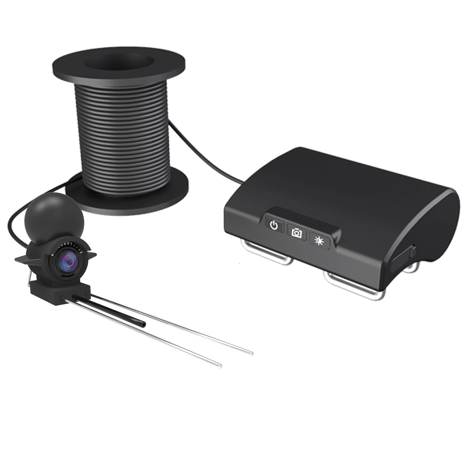 220Degree Wide Angle Underwater 15/30M Wireless WIFI  Ice Fishing Camera   Fish Finder Water-proof IP68 Endoscope Camera