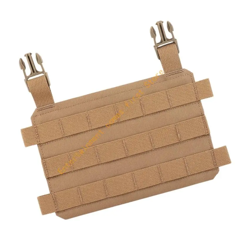 Gear Mounting Panel for Hunting Vest Accesories with Fast Release Fasteners Strap and Three Row Webbings 55KD