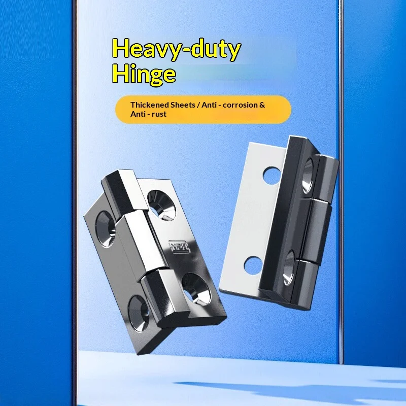 304 Stainless Steel Heavy-duty Hinge 180 Degree Flat hinge Hardware Folding Cabinet Thick Hinge Industrial Equipment Accessories