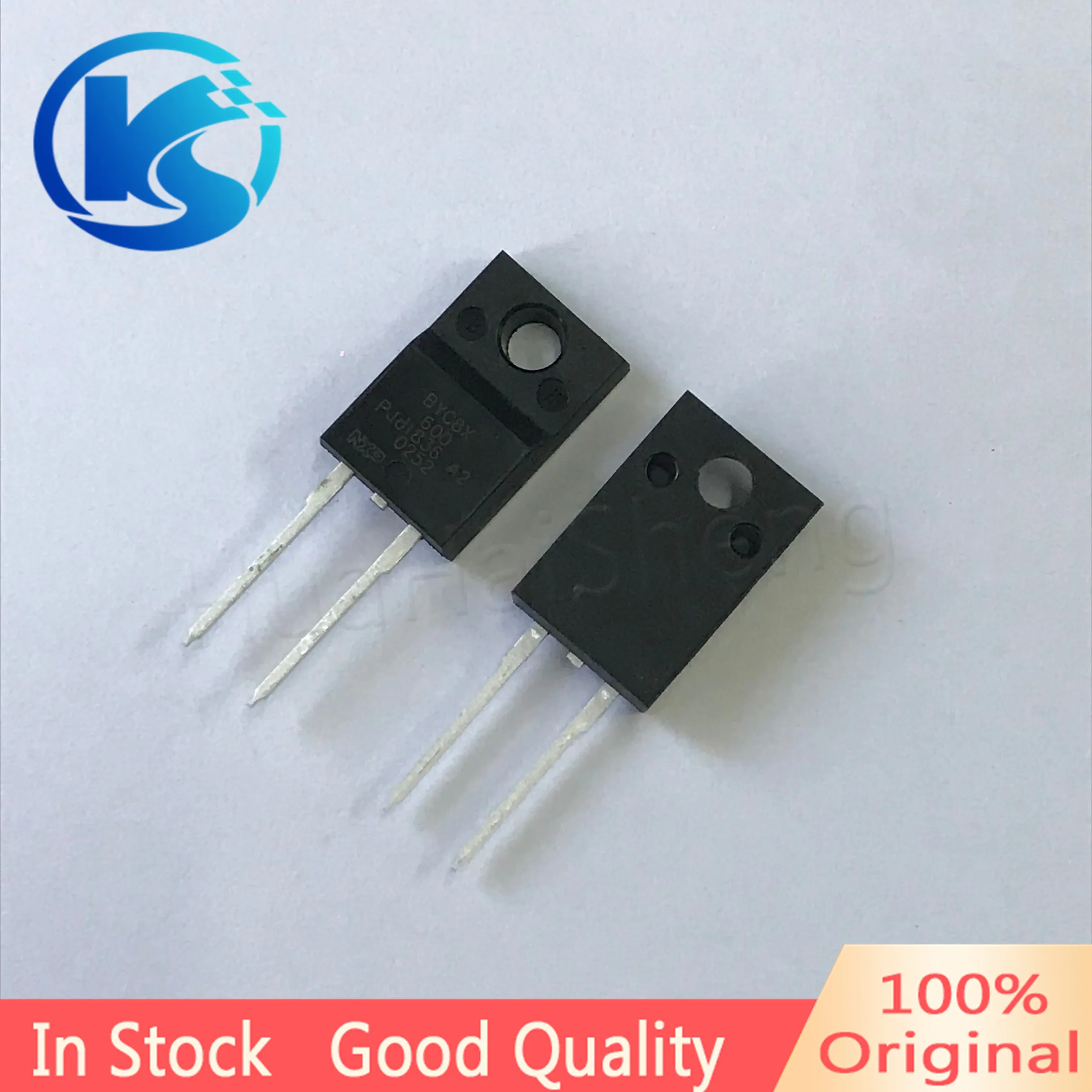 

5pcs/Lot BYC8X-600 BYC8X-600P TO-220F Hyperfast rectifier diode, low switching loss